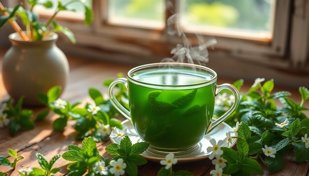refreshing herbal infusion beverage