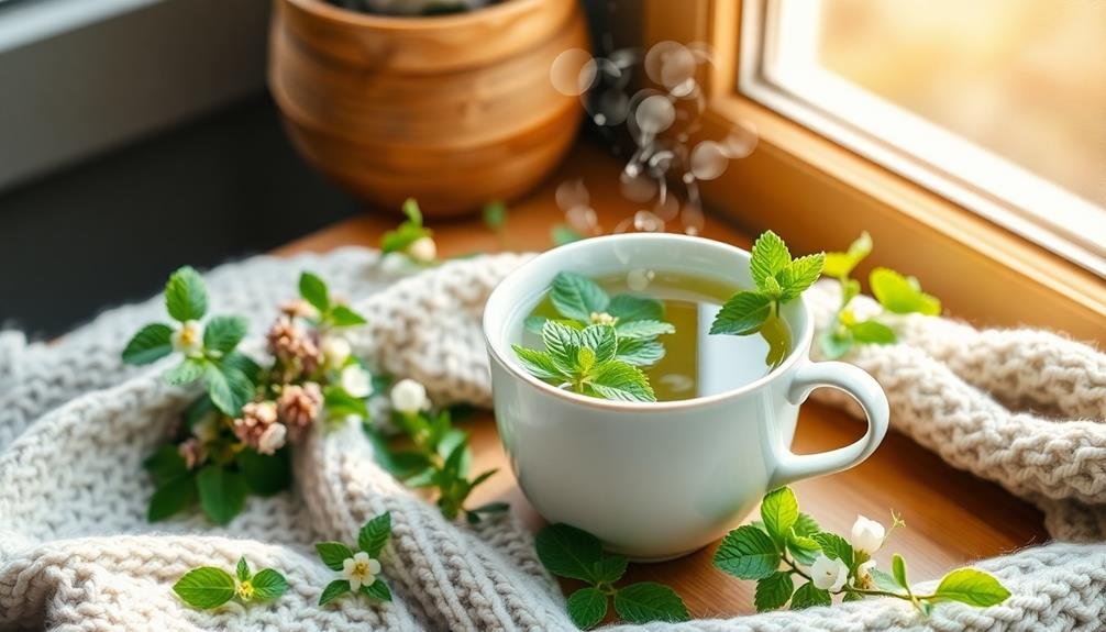 refreshing herbal infusion beverage
