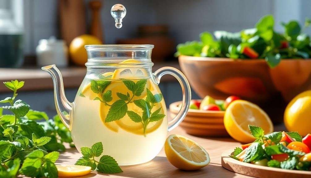 refreshing herbal tea infusion