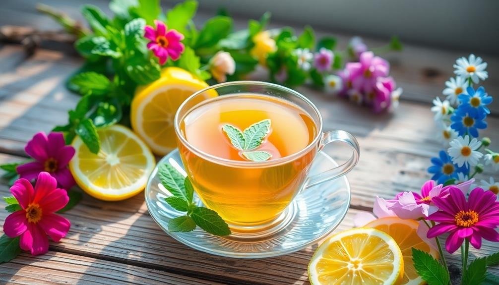 refreshing herbal tea infusions