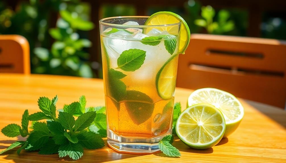 refreshing homemade iced tea