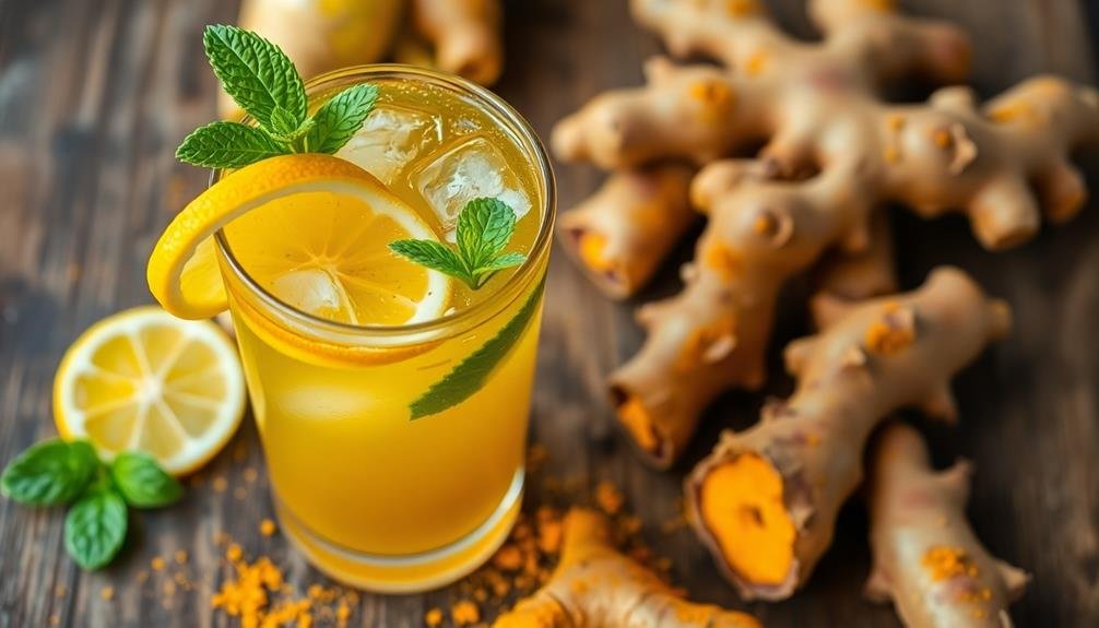 refreshing spiced ginger beverage