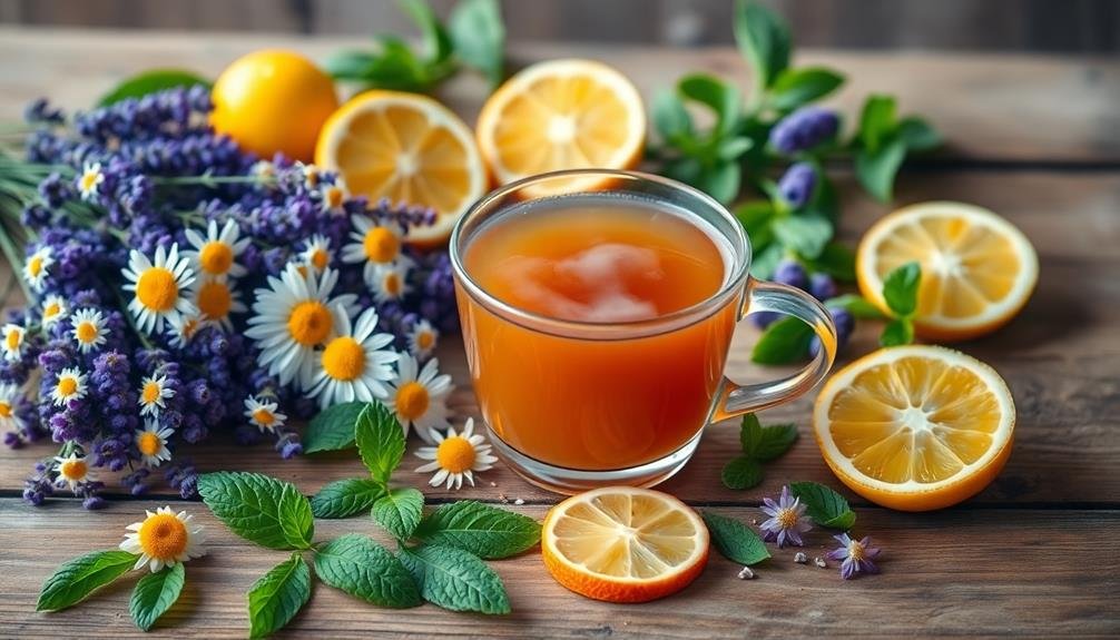 relaxation through herbal teas