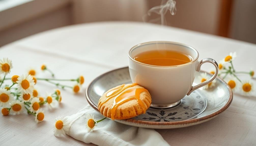 relaxing chamomile honey treats