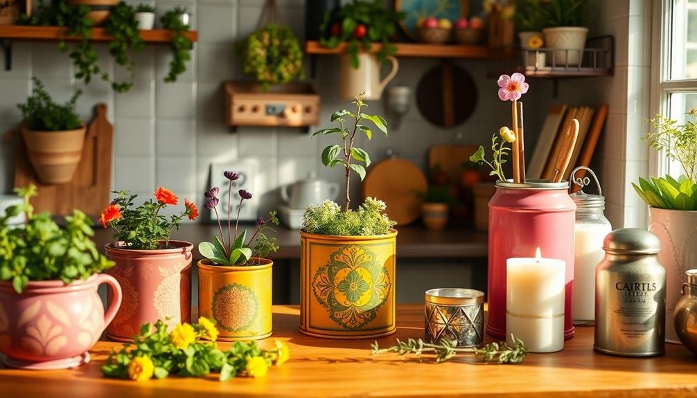 repurpose tea tins creatively