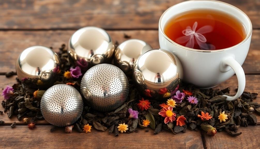 reusable tea infuser balls