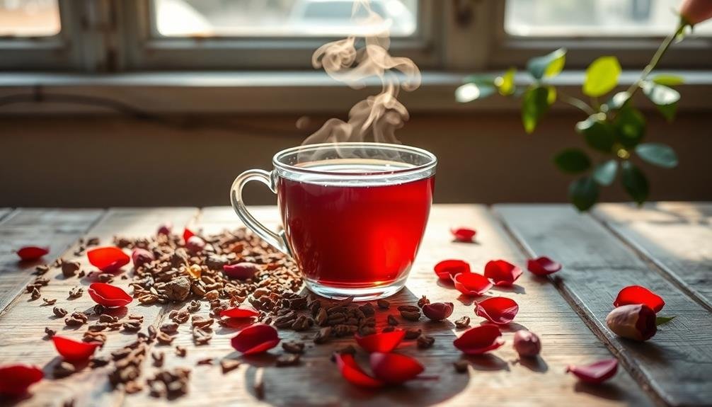 rooibos rosehip tea blend