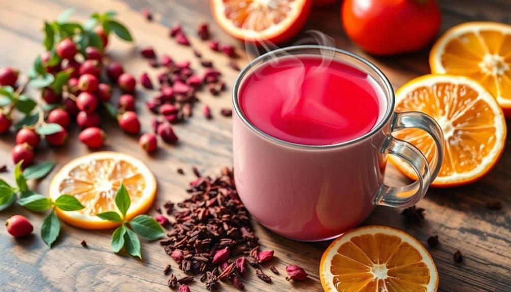 rosehip hibiscus health supplement