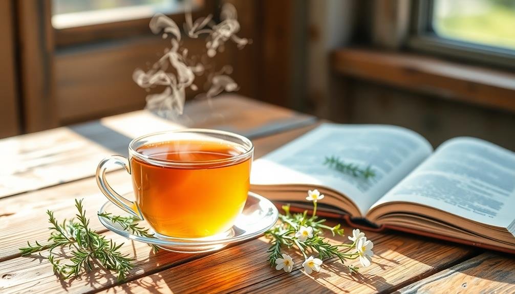rosemary infused herbal beverage