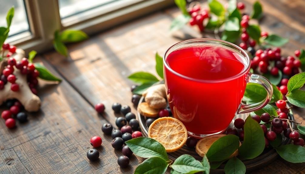 schisandra berry ginger drink