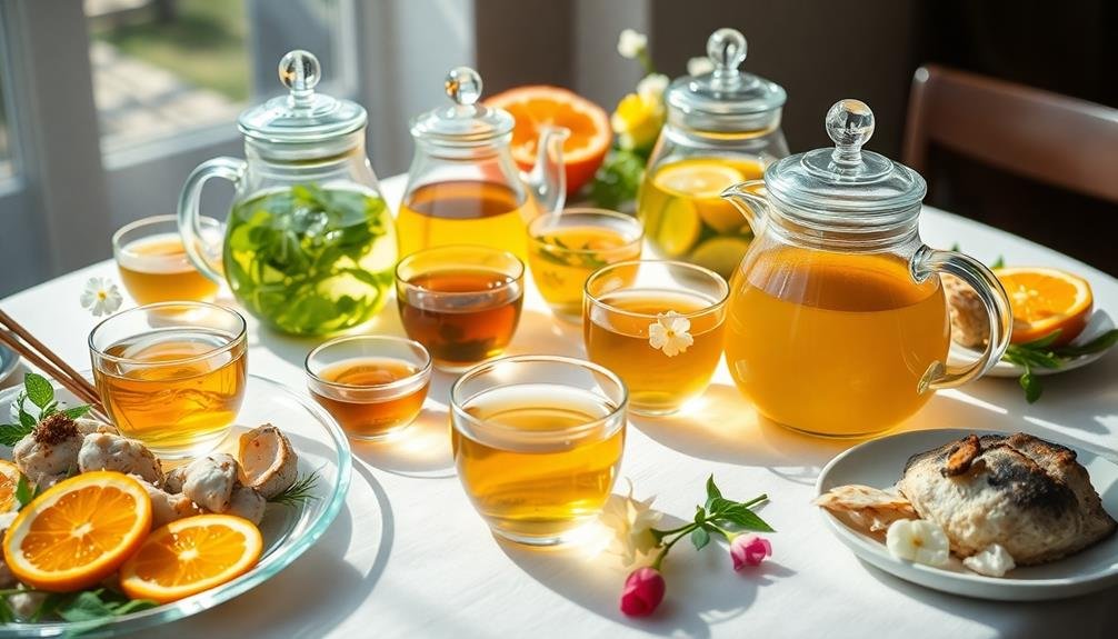 seafood compatible herbal tea blends