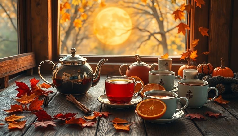 seasonal harvest moon tea