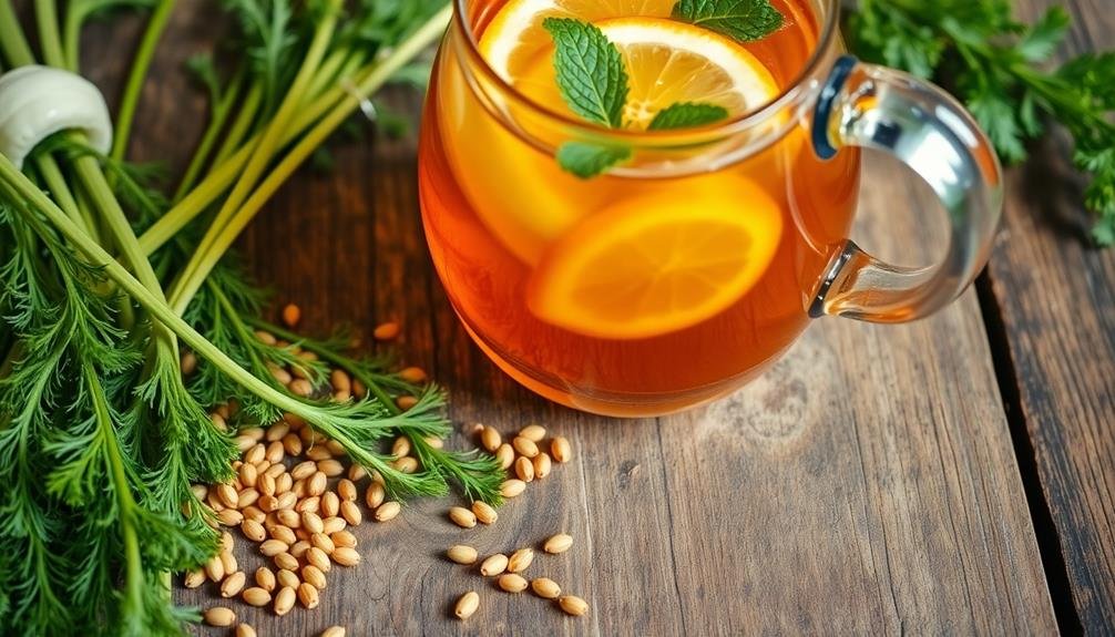 select fresh fennel seeds