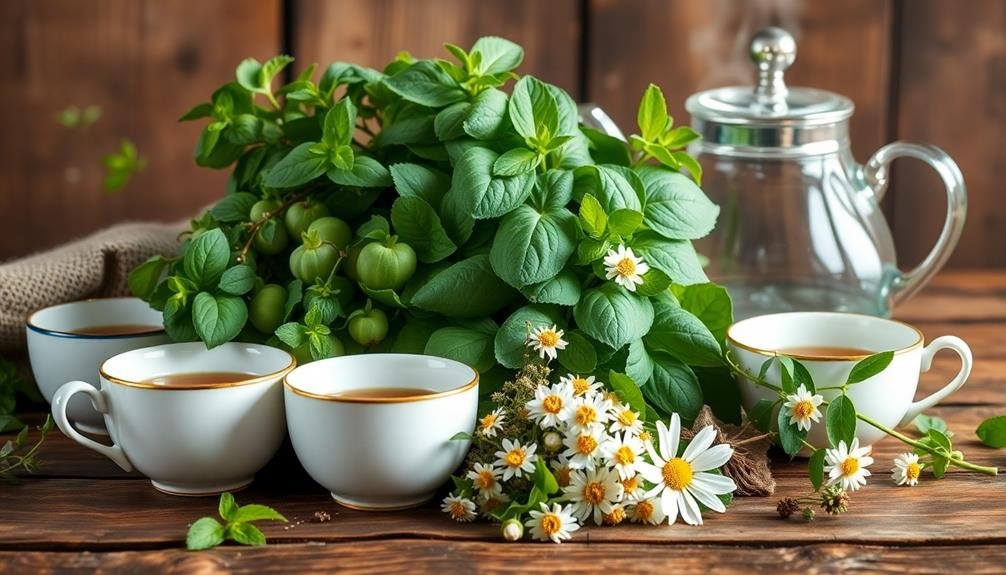 select vibrant culinary herbs