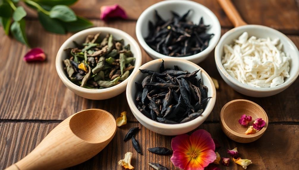 selecting fundamental tea types