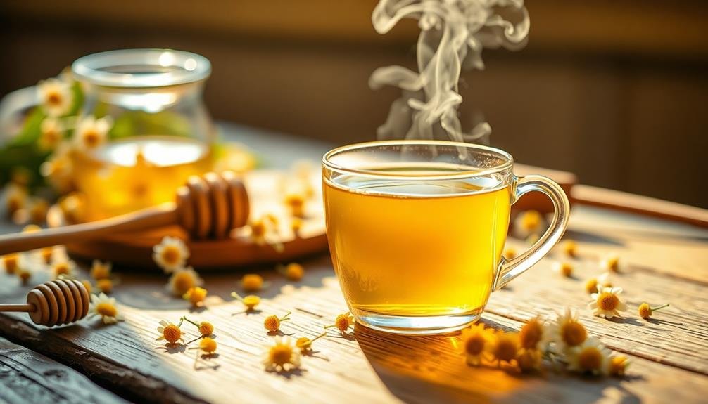 soothing chamomile herbal tea