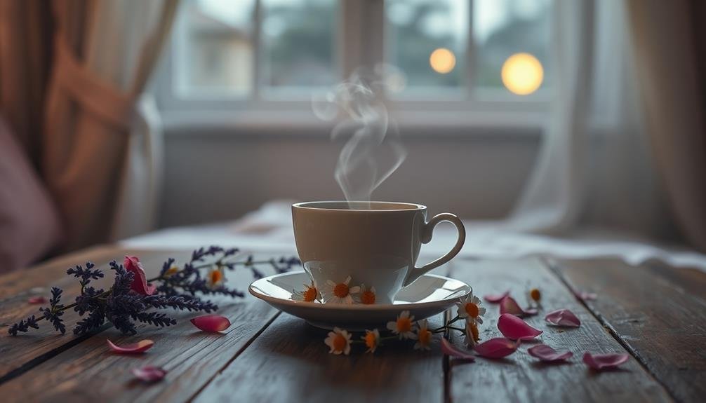soothing floral elements utilized