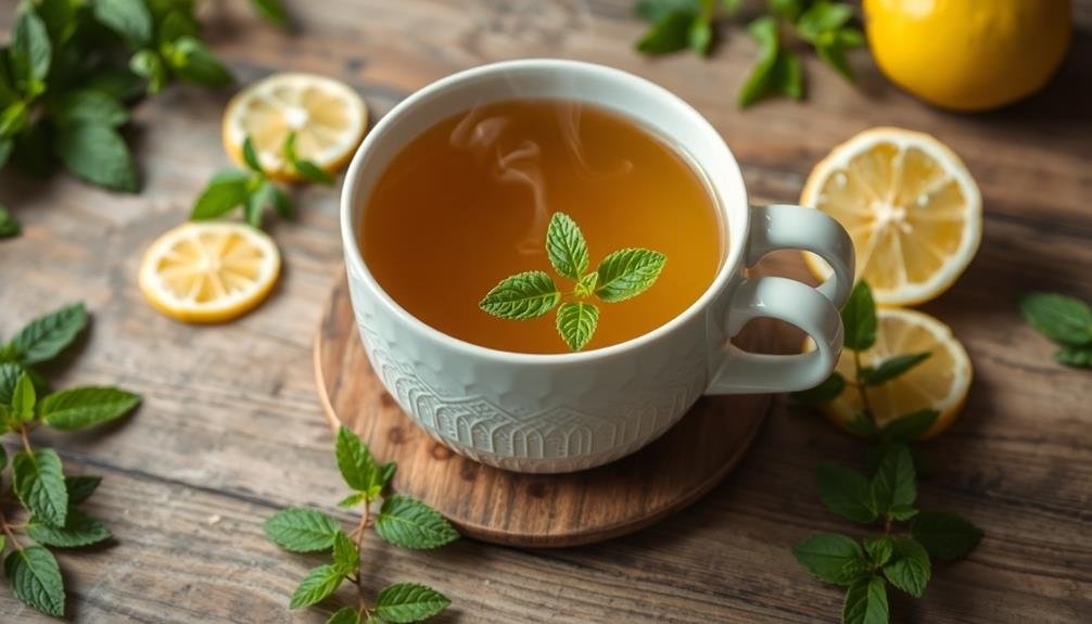 soothing herbal infusion beverage