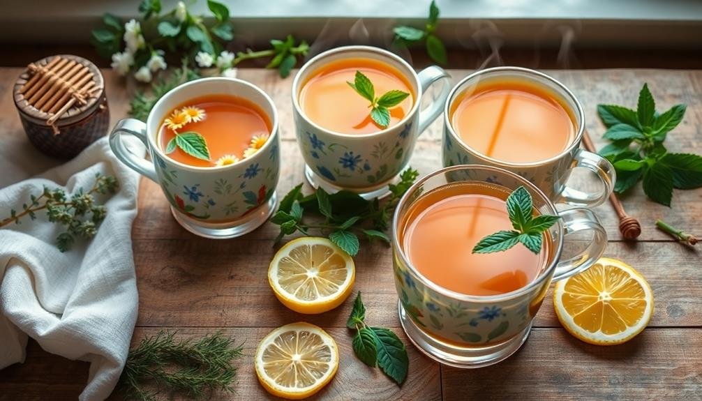 soothing herbal teas recommended