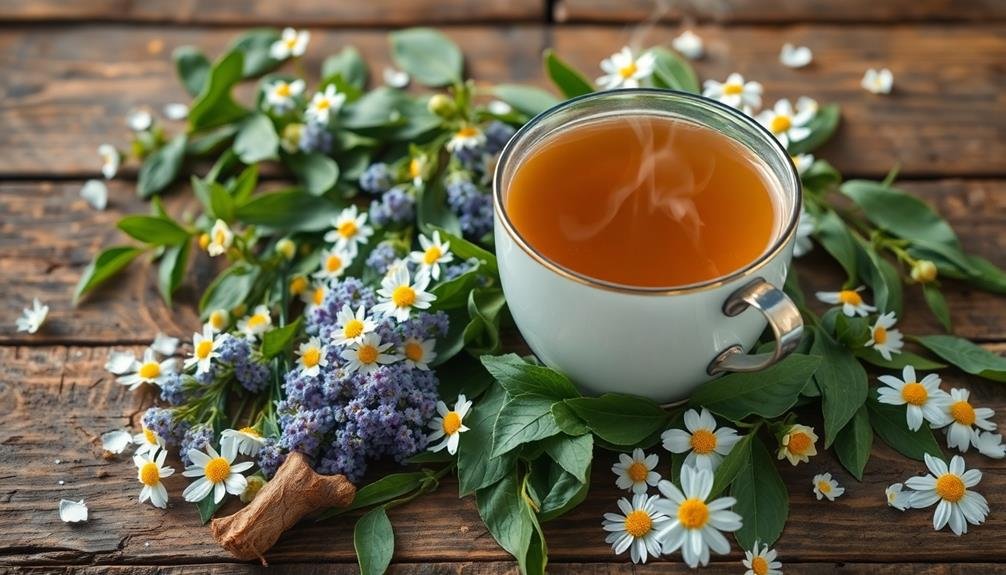 soothing valerian root tea