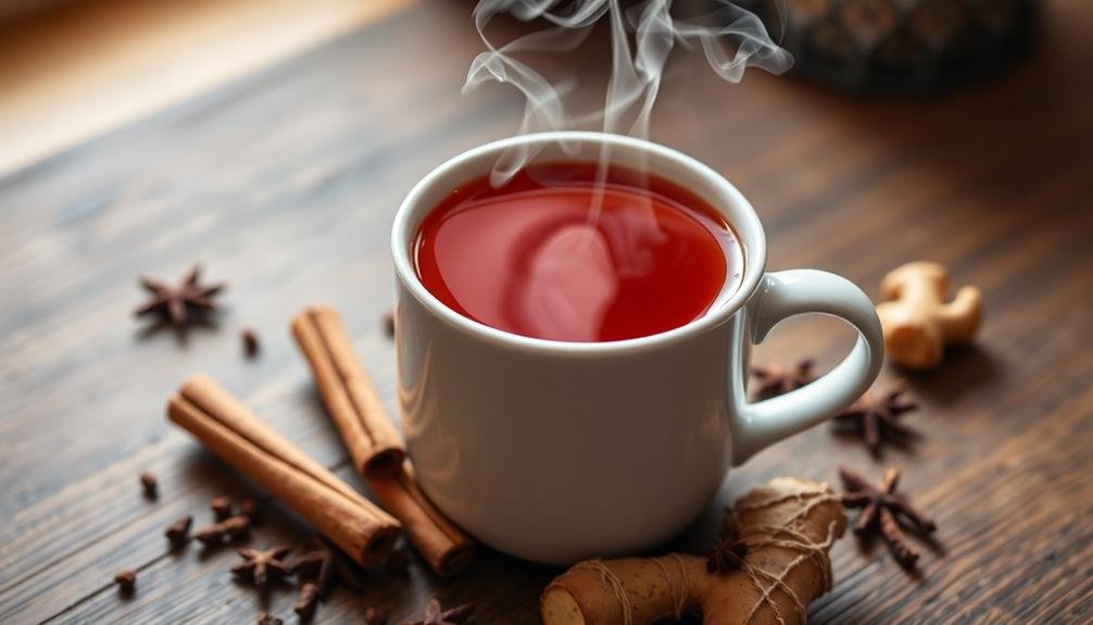 spiced digestive herbal mixture