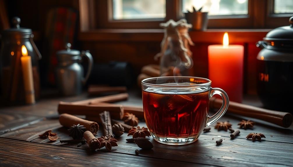 spiced herbal tea blend