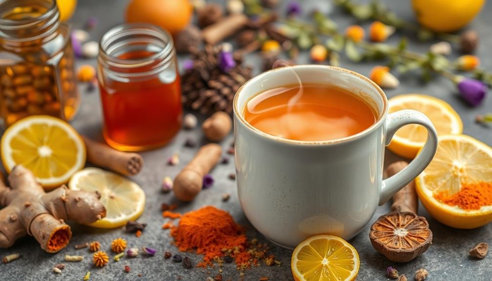 spicy herbal wellness drink