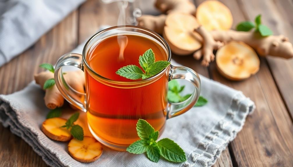 spicy minty herbal blend