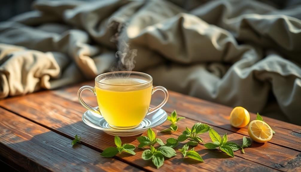 stress reducing lemon balm herb