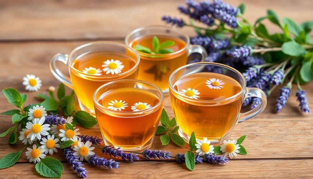 stress relief herbal tea blends