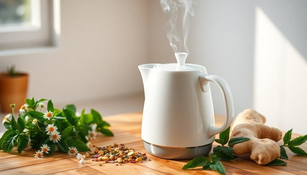stylish ceramic electric kettle