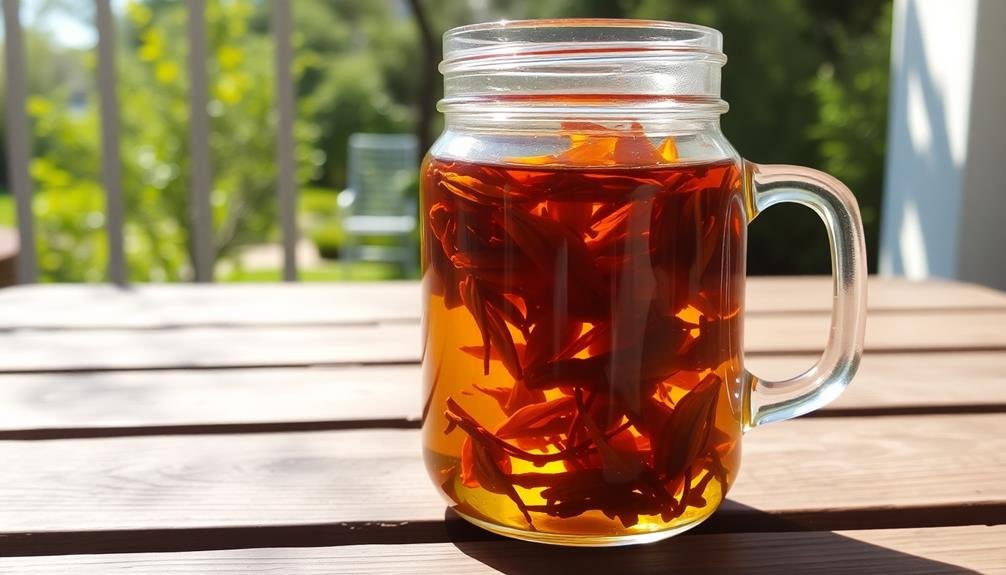 sun steeping tea advantages