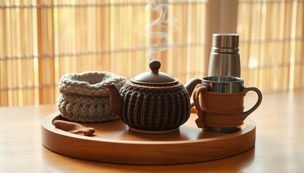 sustainable methods for tea warmth