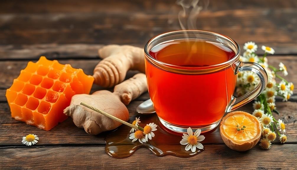 sweetened herbal infusion drink