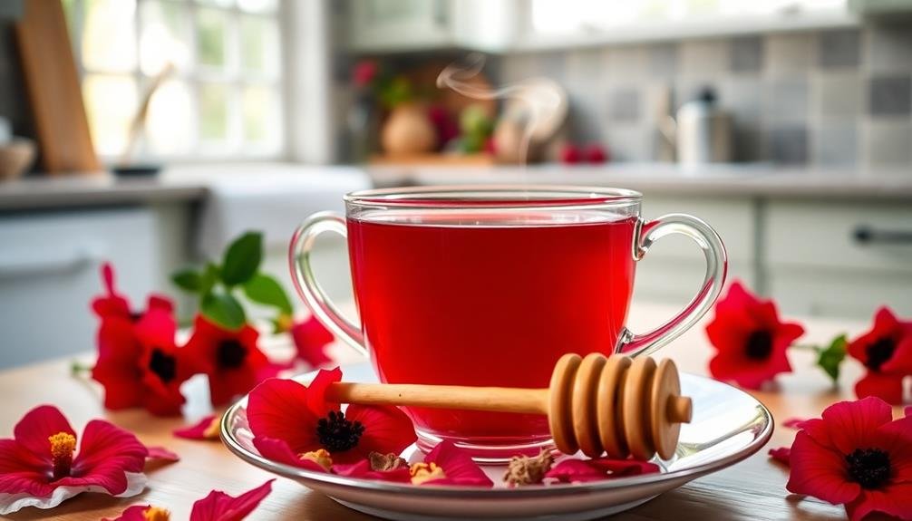 tangy hibiscus antiviral drink