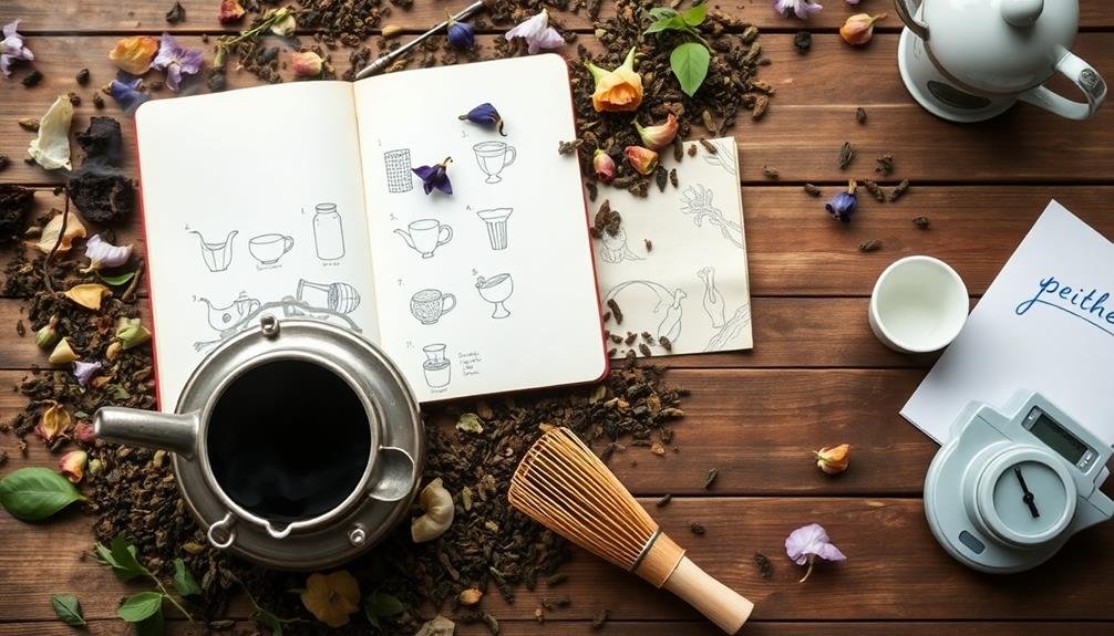 tea blend experimentation notes