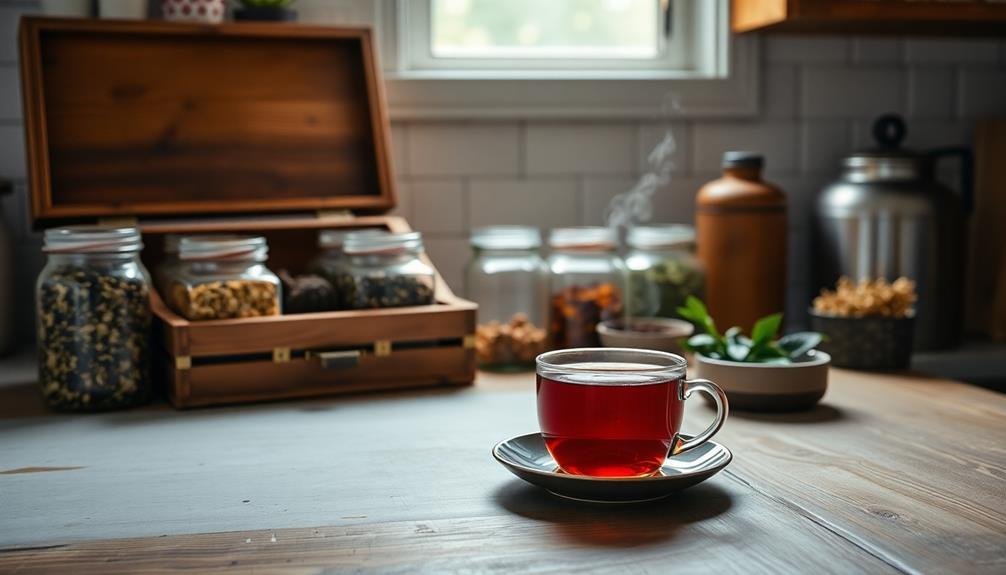 tea storage and enjoyment