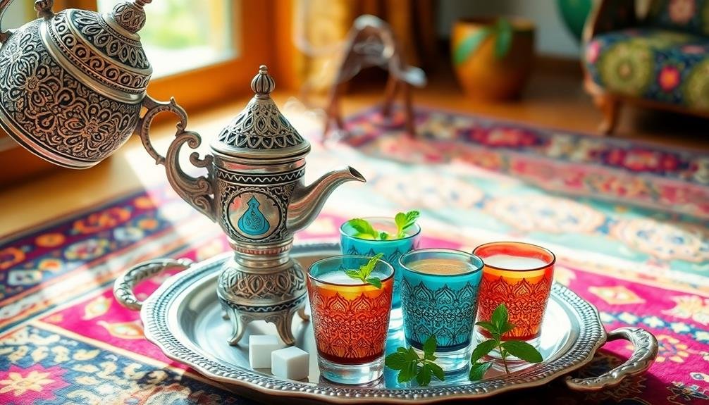 traditional moroccan tea ceremony