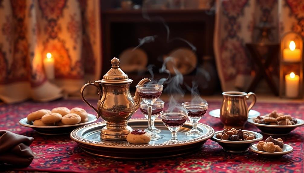 traditional turkish tea service