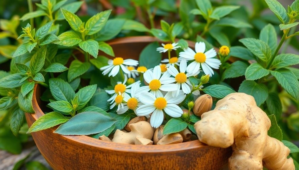 tulsi spices herbs water