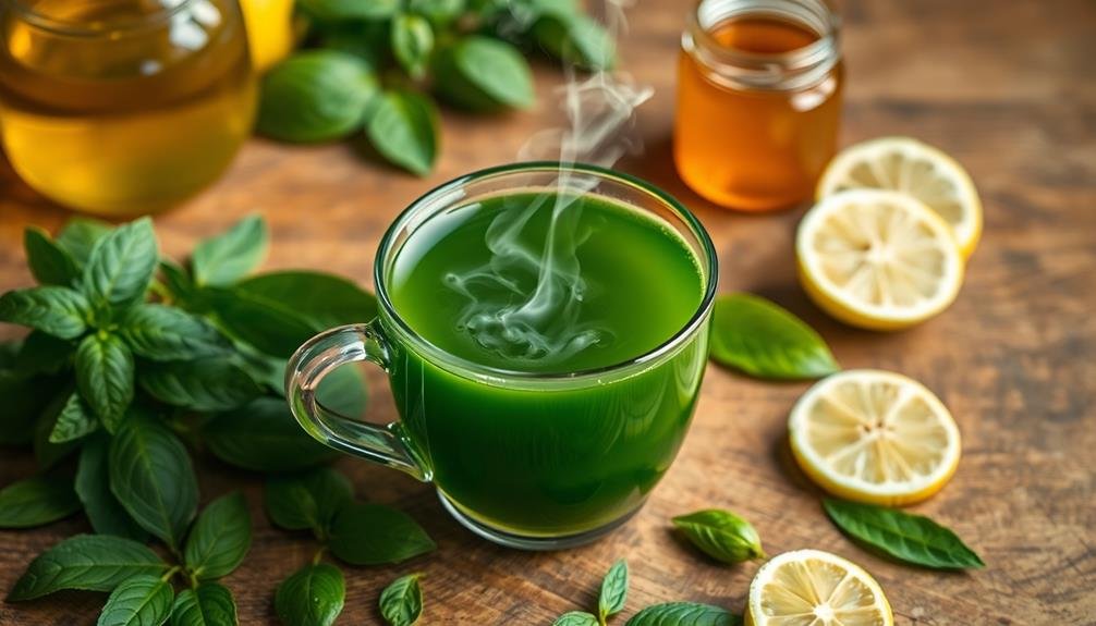 tulsi tea aids digestion