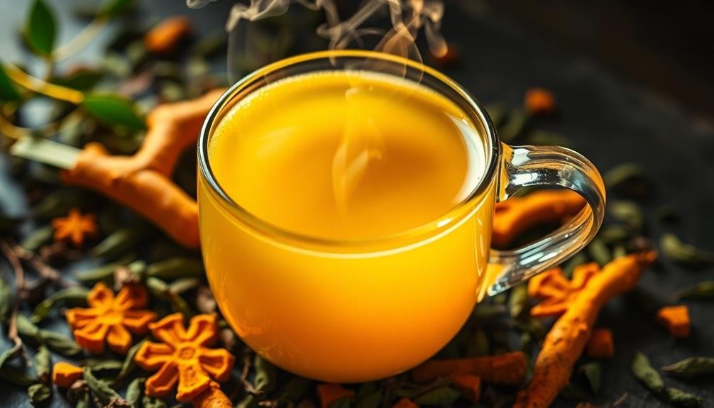 turmeric infused green tea blend