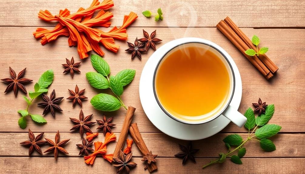 unique sweet herbal taste