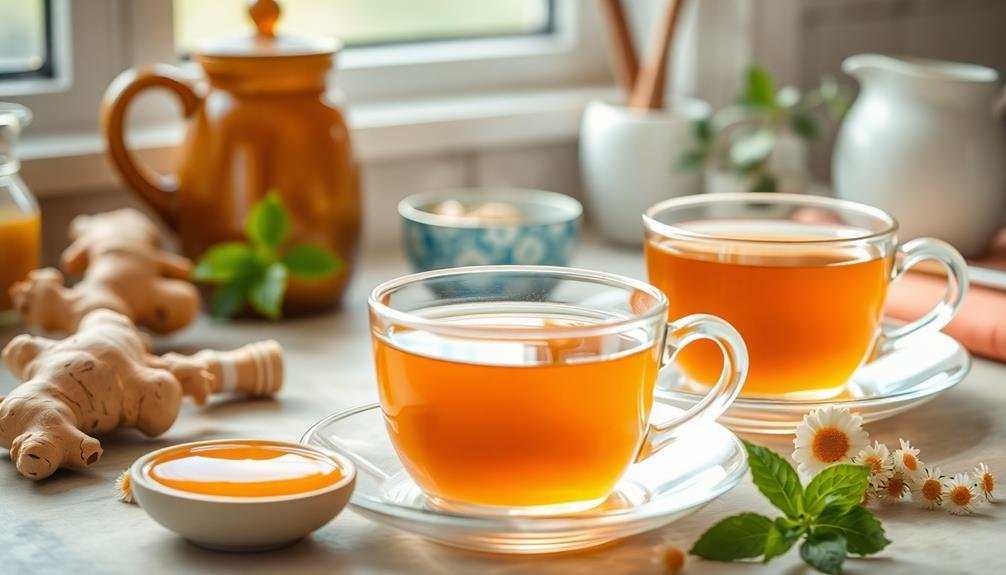 variety of herbal teas