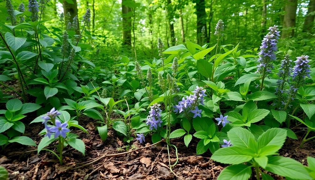 wild herbs enhance tea blends