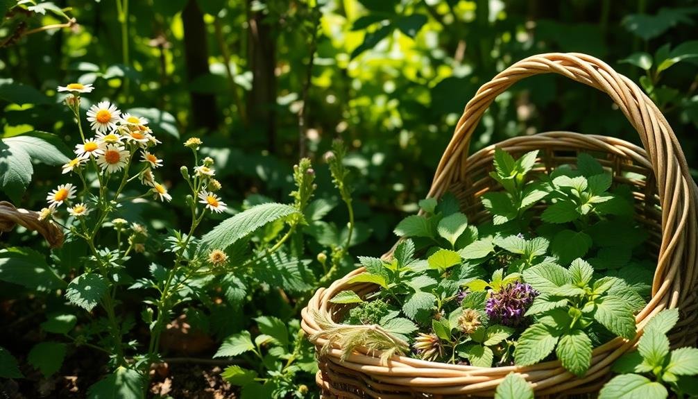 wild herbs for tea
