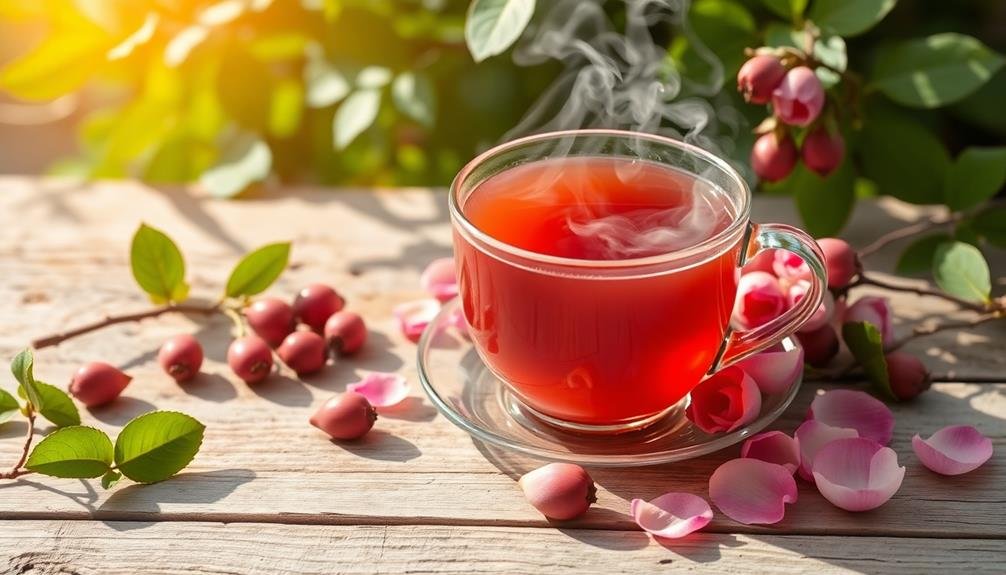 wild rose hip tea benefits