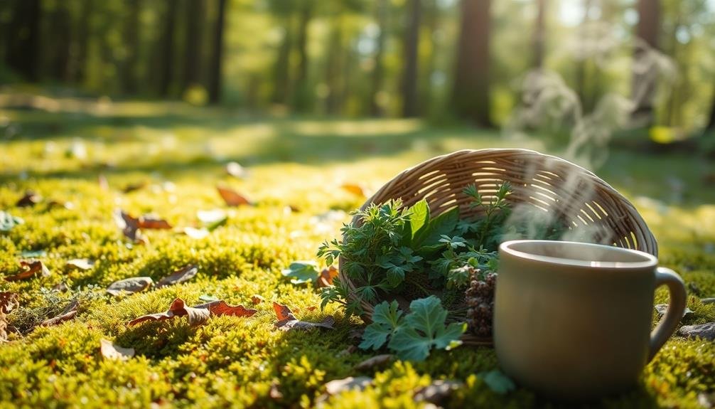 wild tea foraging techniques