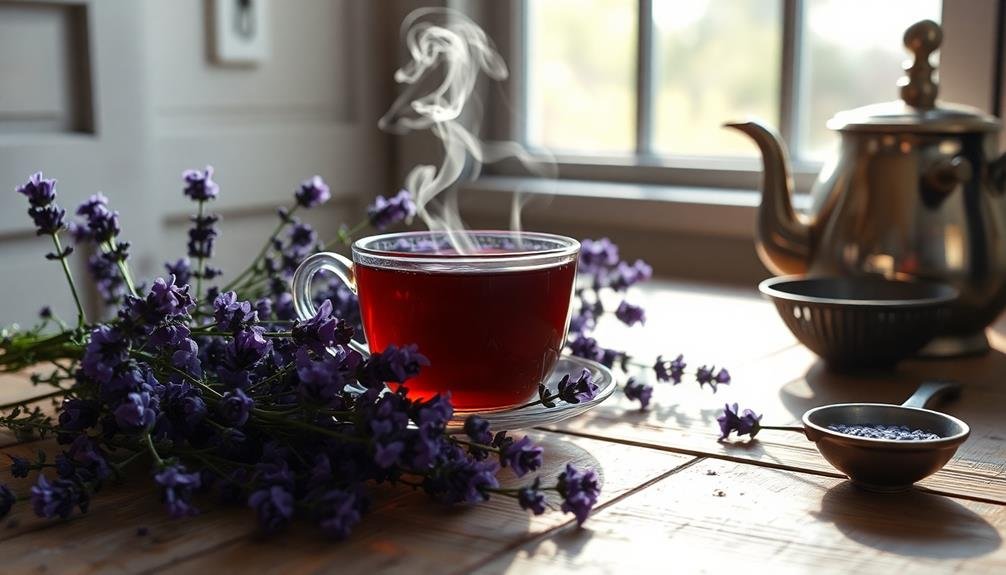 year round lavender floral delight