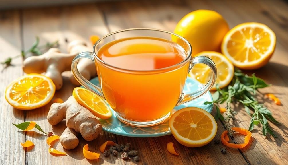 zesty citrus ginger blend